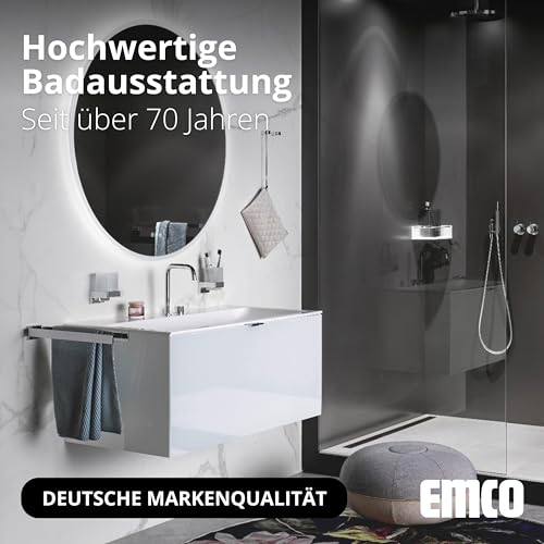 EMCO Trend 310mm Single Arm Fixed Chrome Standard Towel Rail