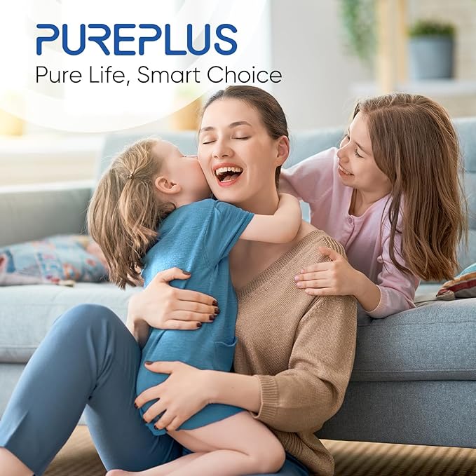 PUREPLUS 20" x 4.5" Whole House Activated Carbon Water Filter, Enhanced Lead Removal, Reduces Chlorine, Sediment & Odors, Compatible with FC25B, EPM-20BB, CB-BB-20, 155783-43, 1 PACK