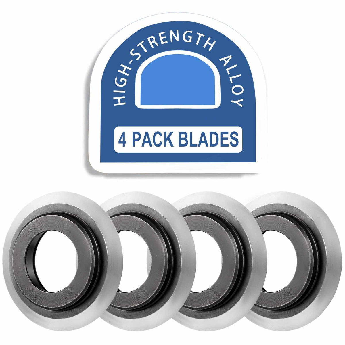 Wire Stripper Blades 4 Pack of Replacement Blades, High-temperature Quenching and High-quality Alloy Pipe Cutter Blades, for Stripping Scrap Copper Wires, Model HXSMS-26 Wire Stripping Machines