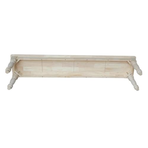 International Concepts BE-72S Shaker Style Bench, Unfinished