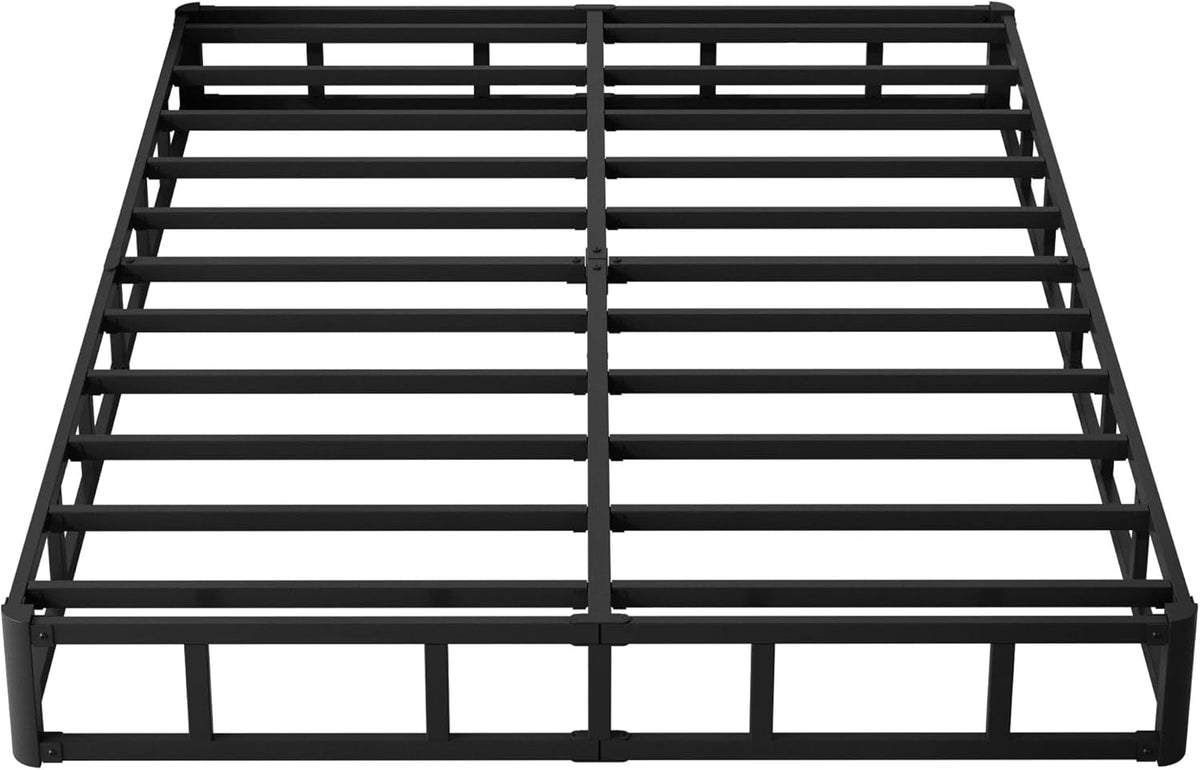 9 Inch Box Spring for Queen Bed, Heavy Duty Metal Box Spring Bed Base with Fabric Cover, Mattress Foundation, Easy Assembly, Noise Free, Black