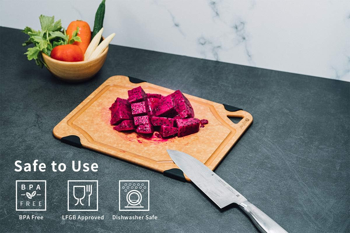 Wood Fiber Cutting Board, Dishwasher Safe, 11.5 x 9.25 Inch