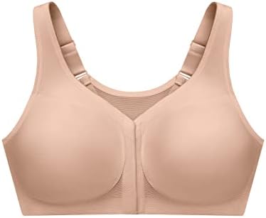 Glamorise Full Figure Plus Size MagicLift Front-Closure Posture Back Bra Wirefree #1265