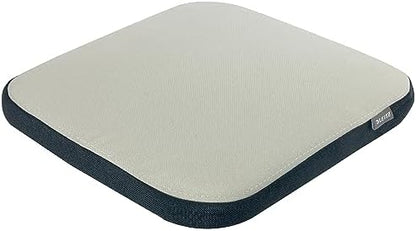 Leitz Ergo Active Wobble Cushion, Ergonomic Seat Cushion, Square Seat Pad for Improved Ergonomics, Seat Cushion for Office Chair with Light Grey Cover, 65400085
