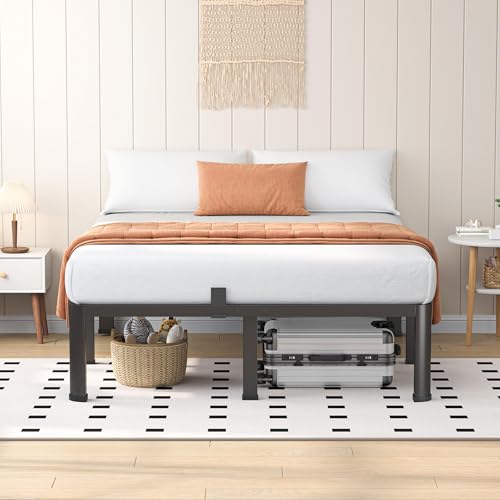 20 Inch Queen Heavy Duty 3500lbs Bed Frame with Round-Corner