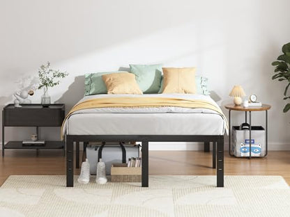 Full Size Bed Frame - 18 in Sturdy Platform Bed Frame Full