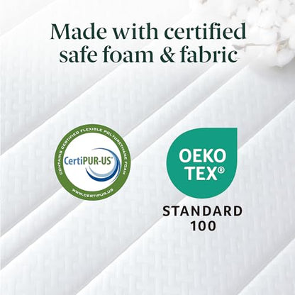 Zinus 8 Inch Twin Foam and Spring Hybrid Mattress, Medium Feel