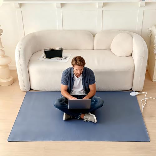 Heated Rug Mat, 39"x 59" Heated Floor Mat, for Living Room Office