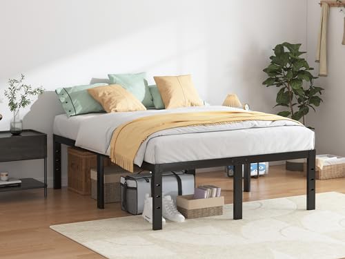 Full Size Bed Frame - 18 in Sturdy Platform Bed Frame Full
