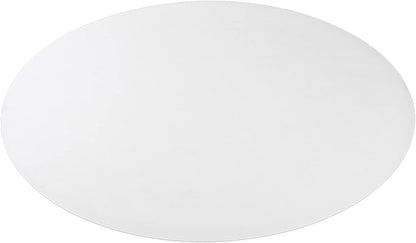 DESKU - Circle Gaming Chair Mat, Computer and Office Chair Mat for Hard Floors, Clear, 46 Inches, Made in The USA