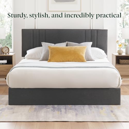 Zinus Billie Platform Bed Frame, Four Underbed Storage Drawers, King
