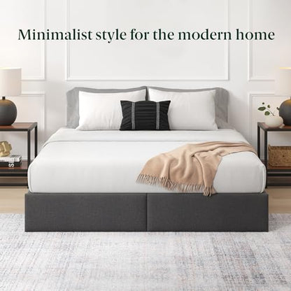 Zinus Maya Platform Bed Frame, Four Underbed Storage Drawers, Queen