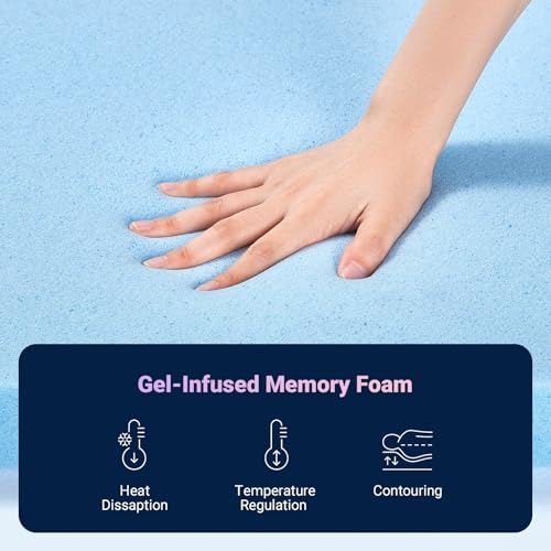10 Inch Full Size Mattress, Medium Firm Hybrid Mattress in a Box
