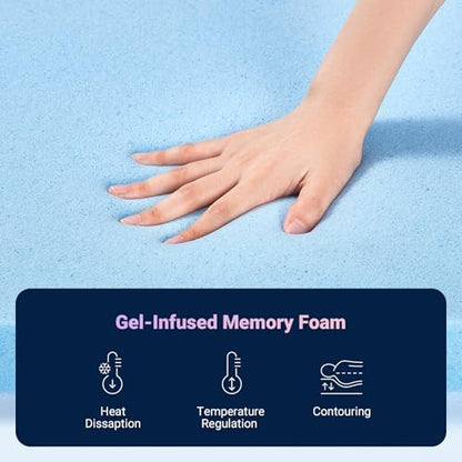 10 Inch Full Size Mattress, Medium Firm Hybrid Mattress in a Box