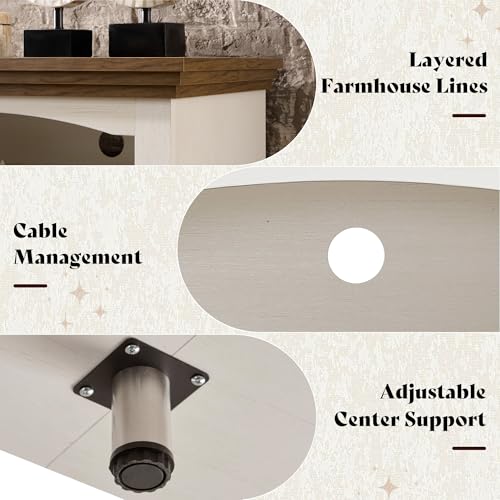 70" Fireplace TV Stand for TVs up to 80" One-Box Delivery