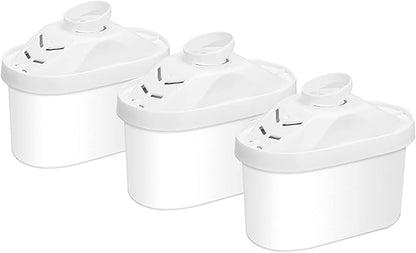 Hskyhan Alkaline Water Filter Cartridge - Replacement Pitcher Water Filters, Improve PH, 7 Stage Filteration System To Purify, 3 Pack