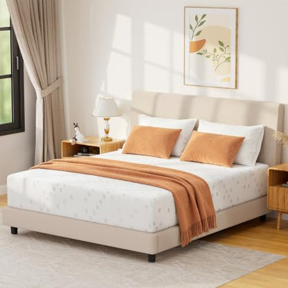 10 Inch King Memory Foam Mattress, Medium Firm Gel Foam Mattress