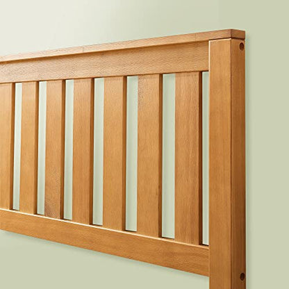 Zinus Alexia Solid Wood Platform Bed Frame with Headboard, Full