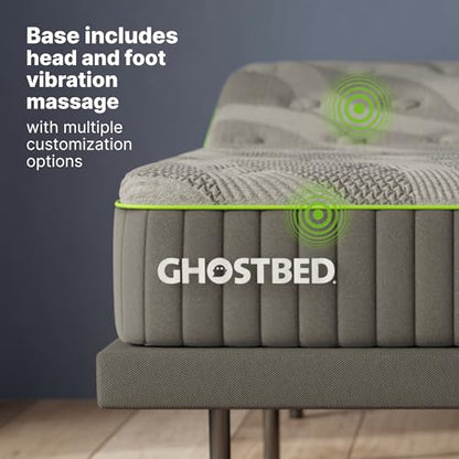 Adjustable Bed Frame Queen 14" Cooling Memory Foam Mattress - Adjustable Electric Bed Base with Zero Gravity and Massage - Queen Adjustable Base with Mattress