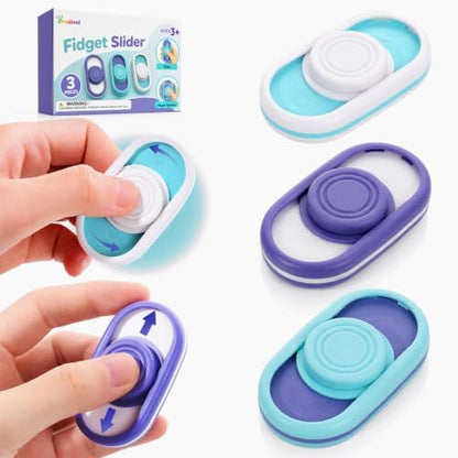 Fidget Sensory Toys for Adults: 3Pcs Magnetic Fidget Clicker Toy for Office