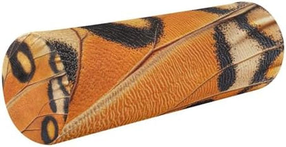 Animal Butterfly Skin Leather Texture Colorful Neck Roll Pillow Sleeping Pillow Roller Massage Table Cushion Pad Foam Lower Back Support almohada para Cuello