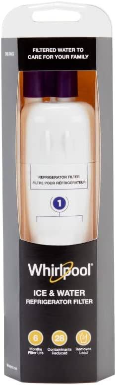 Whirlpool® Refrigerator Ice and Water Filter 1 - WHR1RXD1, Single-Pack, Purple
