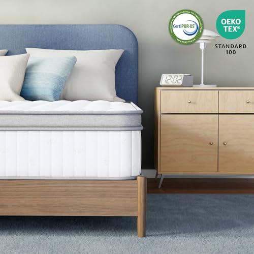 Full Size 10 Inch Hybrid Pocket Spring Mattress, Motion Isolation