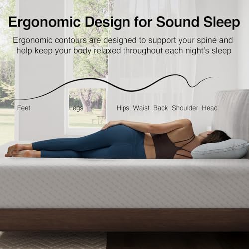King Mattress12 Inch, King Size Memory Foam Mattress