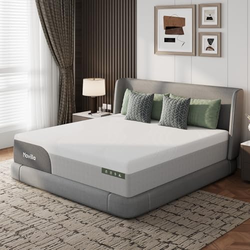 Bliss Cooling King Size Mattress, 14 Inch Gel King Memory Foam