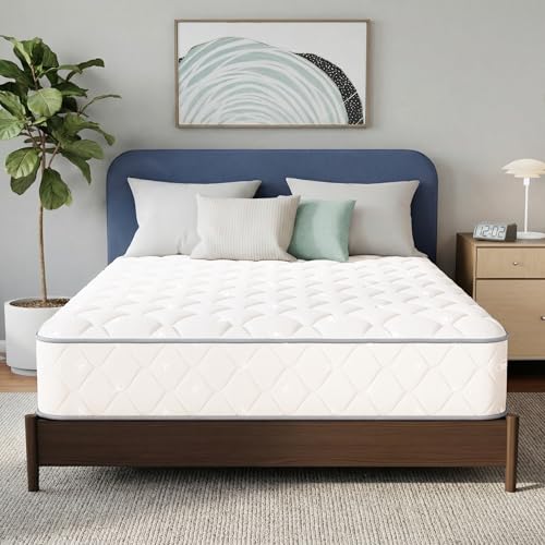 Full Size 8 Inch Cool Hybrid Mattress, Innerspring Coil Support