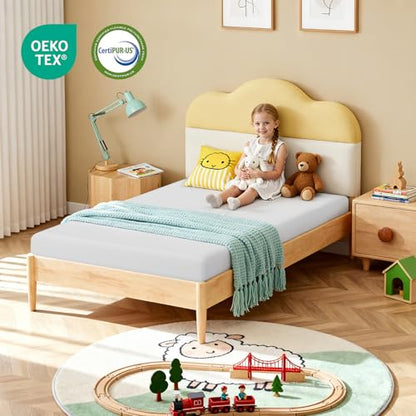 | 6 Inch Twin Mattress | Medium Firm | Gel Memory Foam | White
