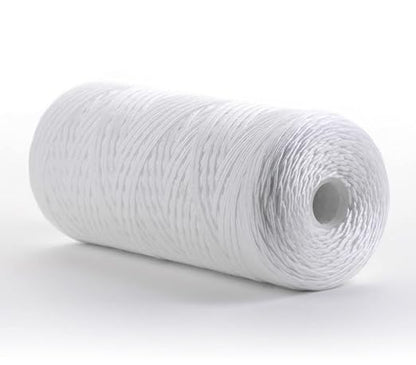 Hydronix SWC-45-1001 Universal Whole House Sediment String Wound Water Filter Cartridge 4.5" x 10" - 1 Micron