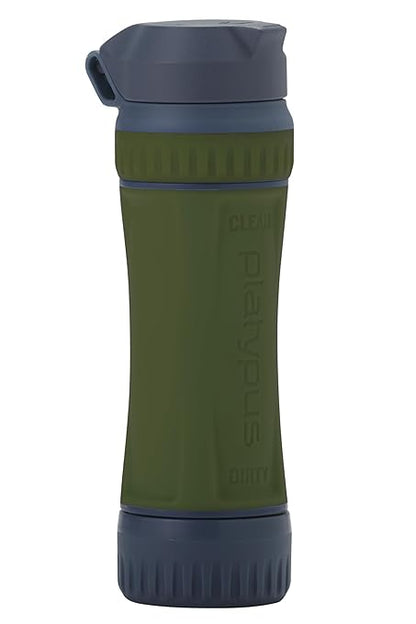 Platypus Quickdraw Ultralight Backpacking Water Filter, Green