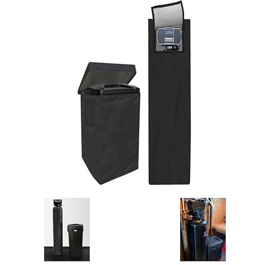 Water Softener Cover for Outside Units,Brine Tank Cover(16’’D×35’’H)+Filter Tank Cover(11.4’’D×55’’H),Cover for Water Softener,Water Softener Cover Waterproof,Water Softener Cover Outdoor