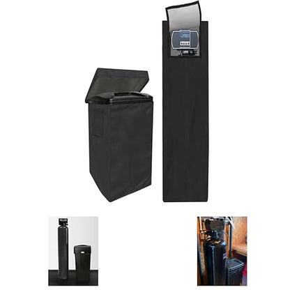 Water Softener Cover for Outside Units,Brine Tank Cover(16’’D×35’’H)+Filter Tank Cover(11.4’’D×55’’H),Cover for Water Softener,Water Softener Cover Waterproof,Water Softener Cover Outdoor