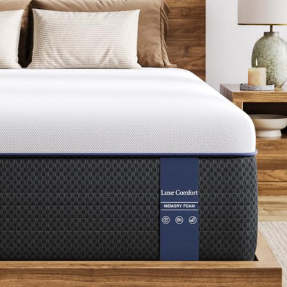 Firm King Mattress - 14 Inch Memory Foam Mattress King with Orthopedic Support - Low Motion Transfer & Deep Sleep, CertiPUR-US Certified, 365 Nights Trial