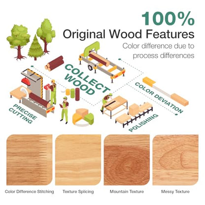 Full Size Bed Frame Wood Full Bed Frame with Headboard, Full Size Bed Frame with Headboard Solid Wood Bed Frame Foundation with 8.5 Inch Space Underneath, No Box Spring Needed, Easy Assembly