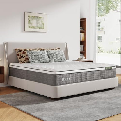 12 Inch Full Size Mattress, Hybrid Gel Memory Foam Mattress Full