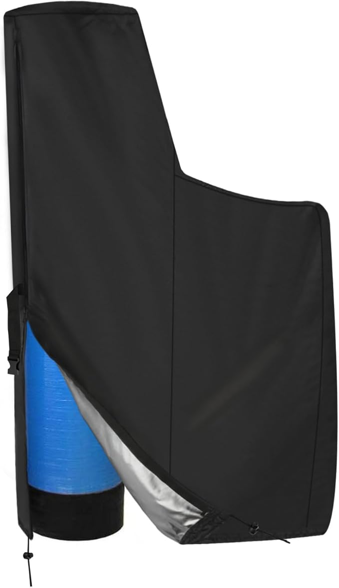 Kasla Water Softener Cover, 55"H x 30"W x 16"D | Heavy-Duty and Waterproof, Fits Water Softener System, Home Water Filtration System, Four-Season Universal Protective Cover