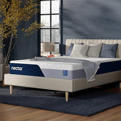 Nectar 12” Memory Foam Mattress, King- Medium Firm, 1-Year Trial