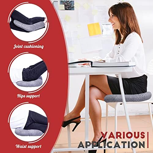 Donut Pillow for Tailbone Pain, Hemorrhoid Pillow (Grape)