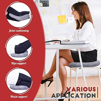 Donut Pillow for Tailbone Pain, Hemorrhoid Pillow (Grape)