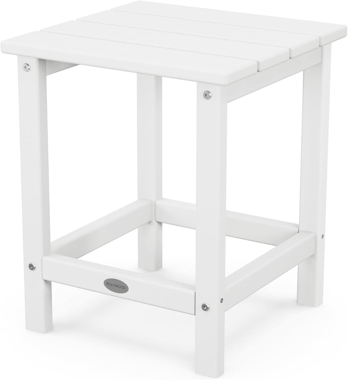 Long Island 18" Side Table, White