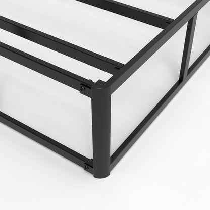 9 Inch Box Spring for Queen Bed, Heavy Duty Metal Box Spring Bed Base with Fabric Cover, Mattress Foundation, Easy Assembly, Noise Free, Black