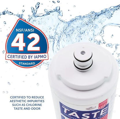 Clear Choice Taste Filter Replacement for Maytag UKF7003 FILTER7 Filter Compatible with EFF-6014A HDX-FMM-1 FMM-1 MYRF-100 Refrigerator Water Filter, NSF/ANSI 42, Box of 2, Made in the USA