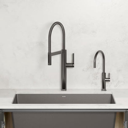 Blanco 527492 Culina II Beverage Faucet with Optional Filtration System - 1.5 GPM - Satin Dark Steel