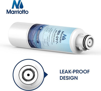 MARRIOTTO MIWF6200 Water Filter Replacement for Midea MIWF6200, MRS26D5AST, MRS26D7AST, MRQ22D7AST, MF-2008-R2, NS-WF26SS0-1, Zline MIWFT2100, RFM-W-36, WF200, SJWF200, SJG2254FS, NSF42, (3 Pack)