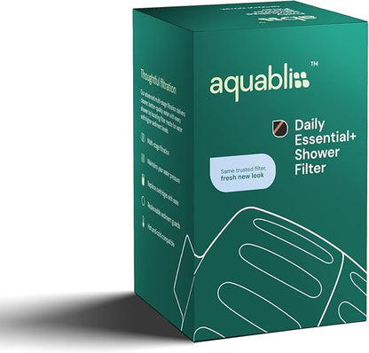 AquaBliss Heavy Duty Shower Filter – Advanced 30x Filtration - Universal Multi-Stage Shower Head Filter Reduces Chemicals, Chlorine & Odors - Oil Rubbed Bronze (SF500)