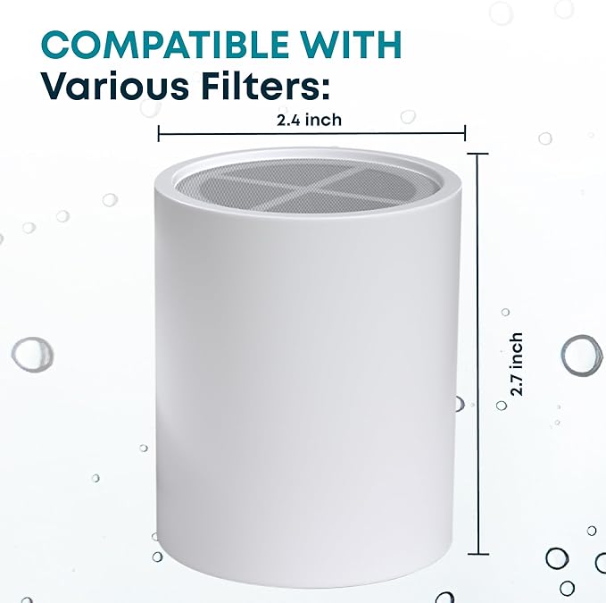 AquaHomeGroup 20 - Stage Replacement Premium Filter Cartridge 4-pack (No Housing), Compatible with Any Shower Filter of Similar Design 15 and 20 stages