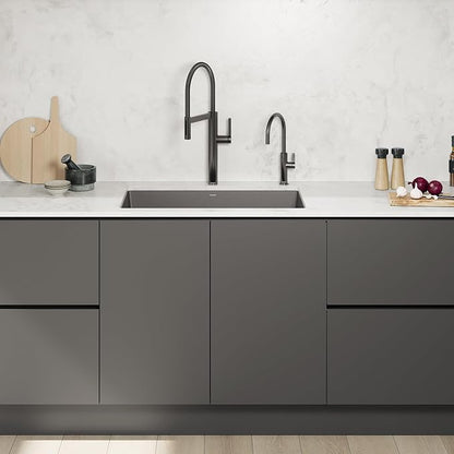 Blanco 527492 Culina II Beverage Faucet with Optional Filtration System - 1.5 GPM - Satin Dark Steel